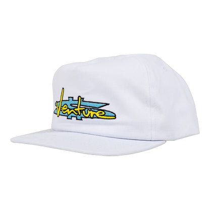 Venture Paid Snapback - White/Blue/Yellow