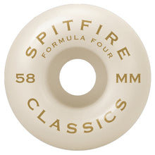 Load image into Gallery viewer, Spitfire Formula Four Classic Swirl Wheels - 99D 58mm