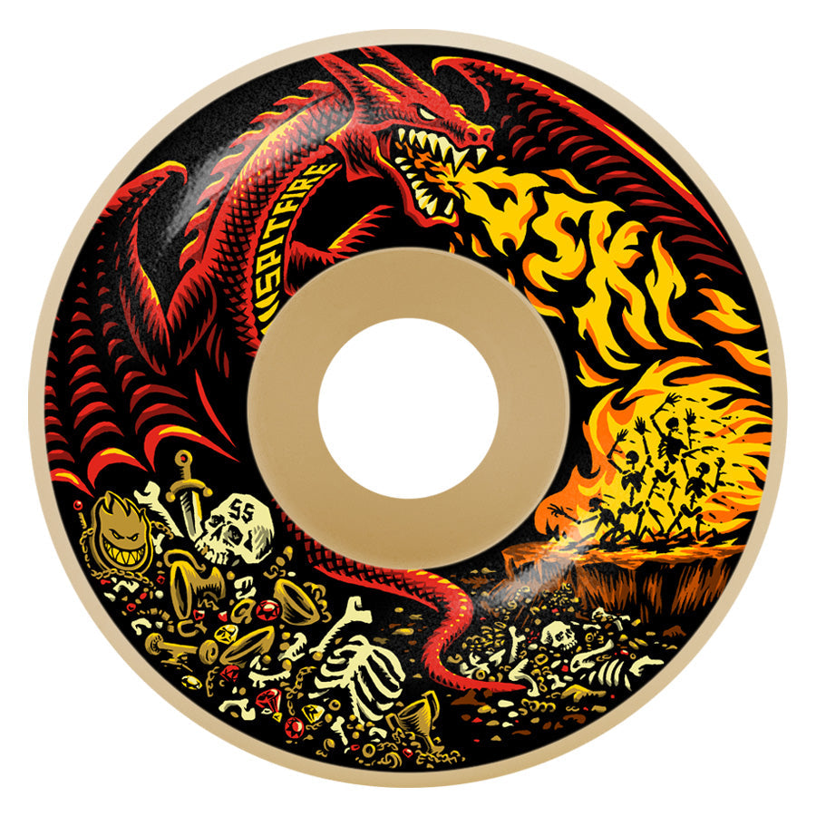 Spitfire Formula Four Oski Scorched Radial Wheels - 99D 57mm