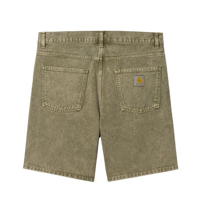 Carhartt WIP Newel Short - Dollar Green Worn Washed