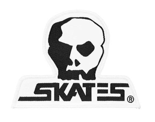 Skull Skates Logo Diecut Patch 7.5