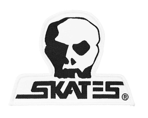 Skull Skates Logo Diecut Patch 3.75