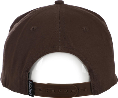 Spitfire Bighead Snapback - Brown/Gold