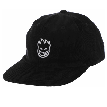 Spitfire Lil Bighead Corduroy Strapback - Black/White