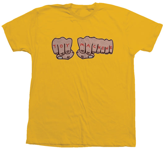 Toy Machine Fists Tee - Gold