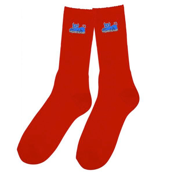 Toy Machine Devil Cat Socks - Red