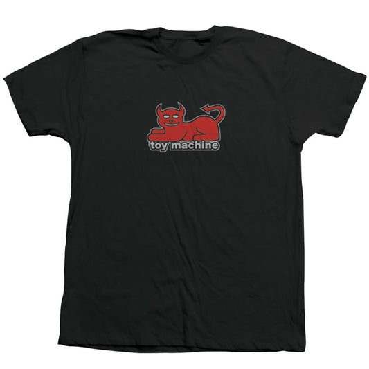 Toy Machine Devil Cat 90s Tee - Black