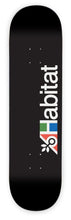 Load image into Gallery viewer, Habitat Transit Logo Black Deck - 8.25&quot;