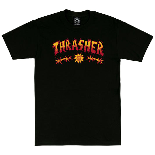 Thrasher Sketch Tee - Black