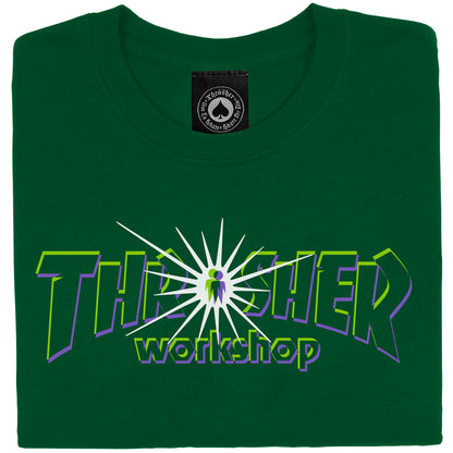 Thrasher X Alien Workshop Nova Tee - Forest Green