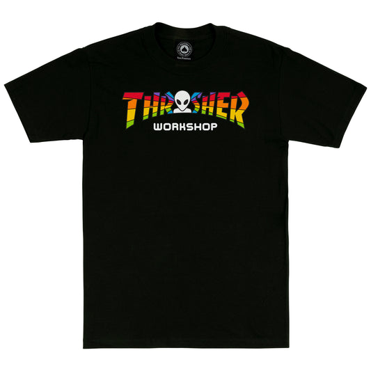 Thrasher X Alien Workshop Spectrum Tee - Black