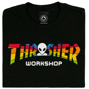 Thrasher X Alien Workshop Spectrum Tee - Black